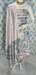 BHAGALPURI   KATAN MADHUBANI PRINT UNSTITCHED SUIT