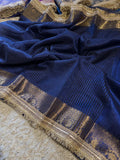 Banarasi Premium Tissue Silk Saree with Gotapatti + Uljhi lace work Border