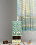 Pure Cotton Hand Block Print Suit With Kota Doriya Dupatta