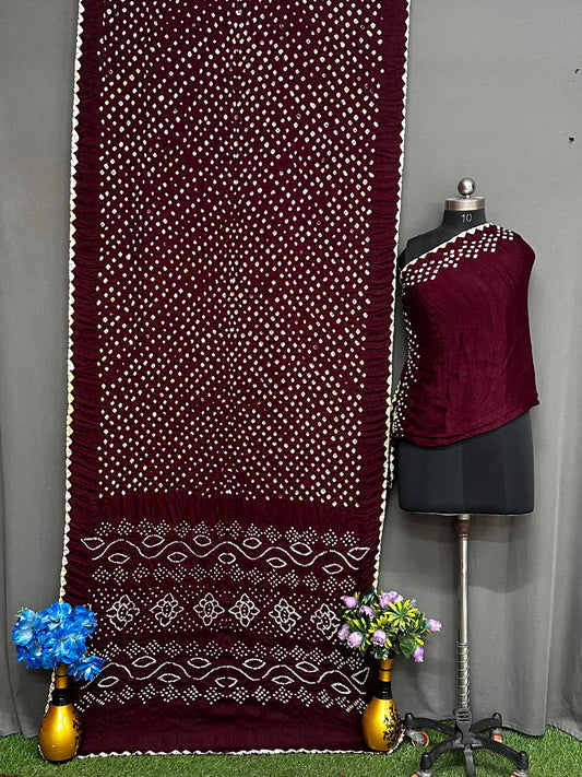 Pure Modal Silk Saree with blouse