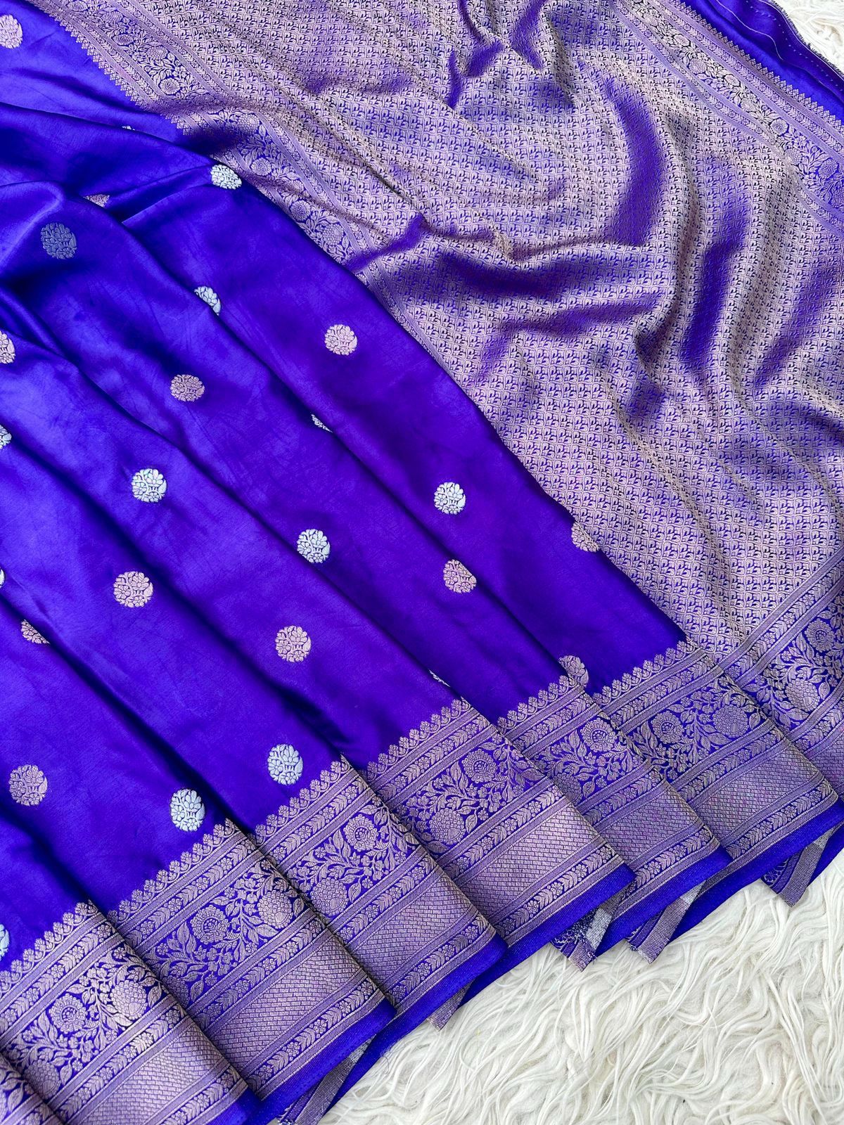 Banarasi katan mashru silk saree