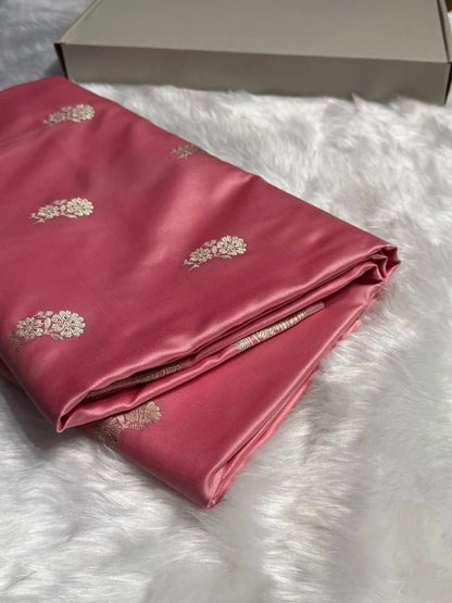 Banarasi katan mashru silk saree