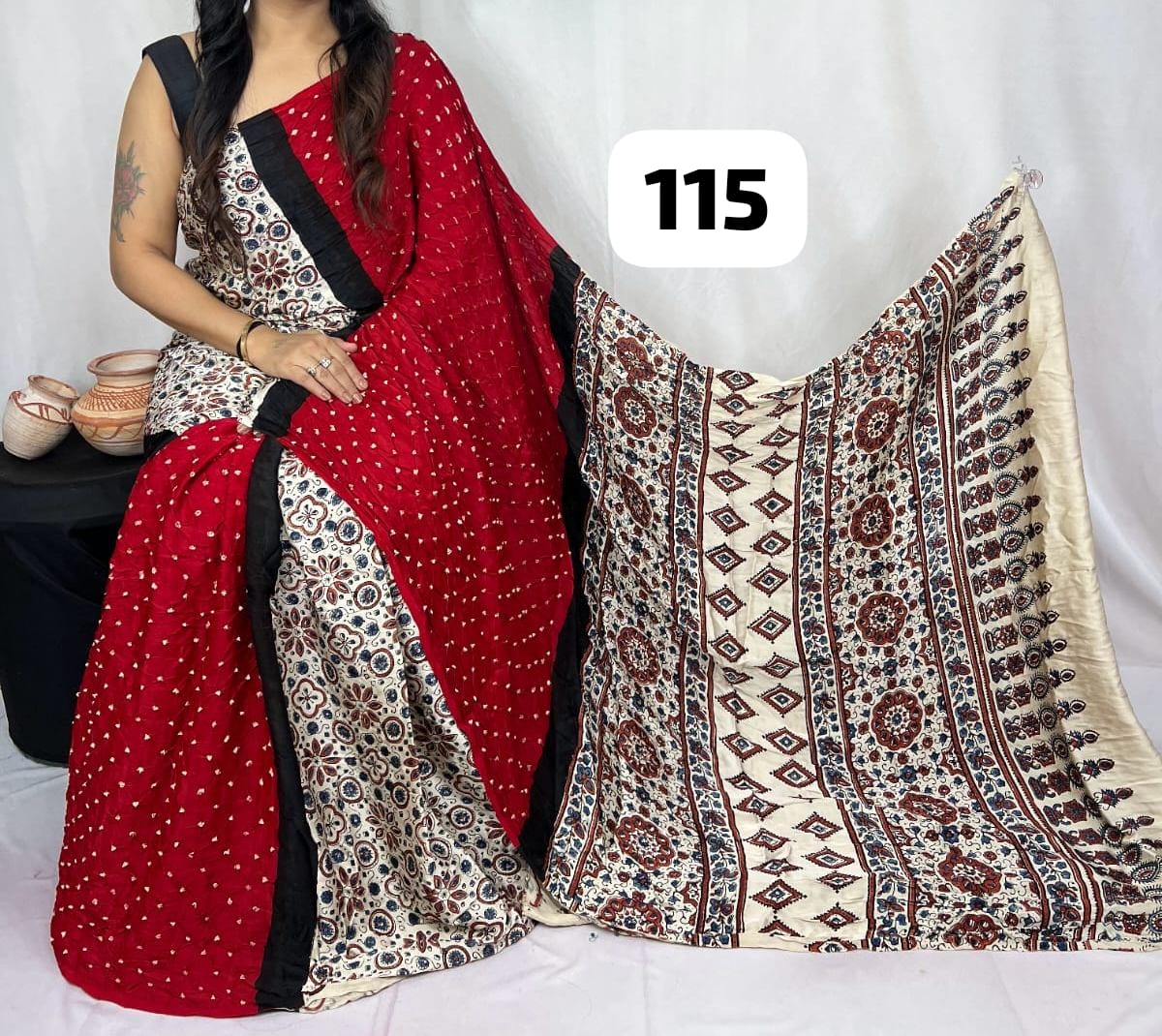Pure Modal Silk Saree with blouse