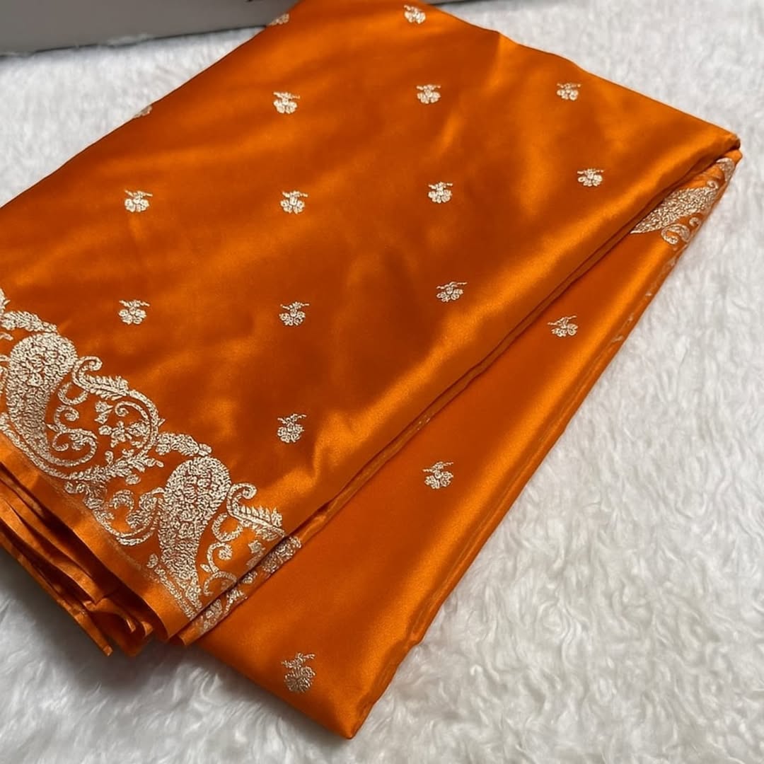 Banarasi katan mashru silk saree