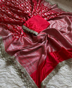 Banarasi katan mashru silk saree