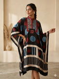 Pure Modal Silk Handblock Printed Kaftans Stitched suit
