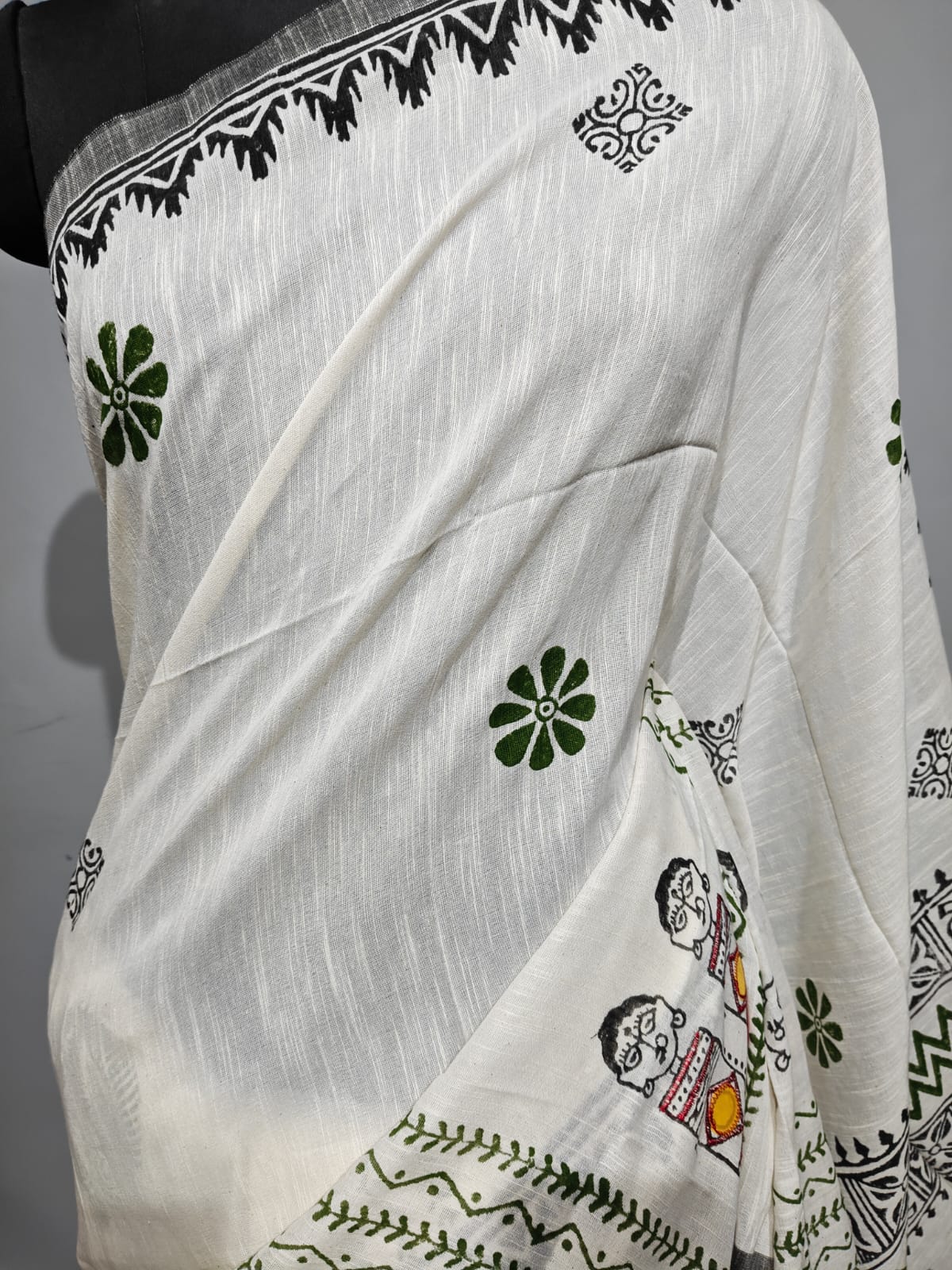 khaddi Cotton Silk Saree