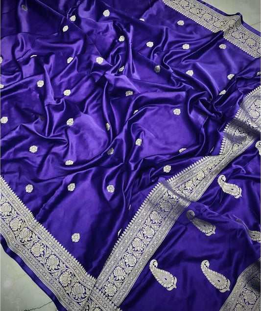 Banarasi katan mashru silk saree