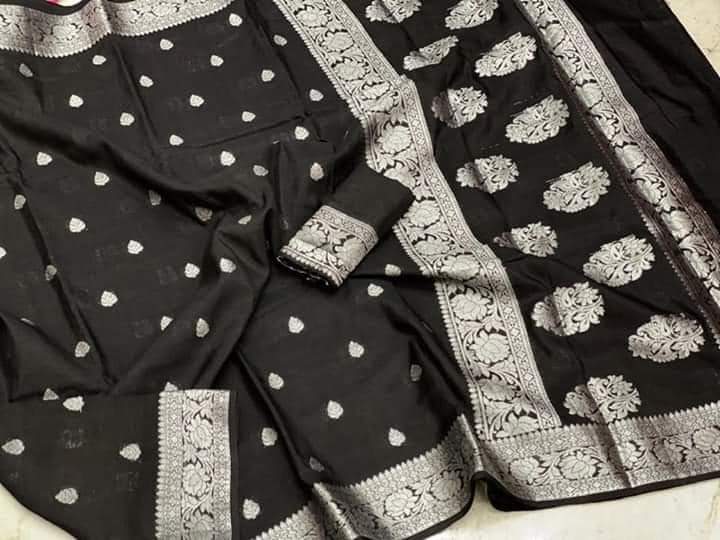 Banarasi  Georgette   Soft  Silk Saree With Zari Work