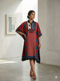 Pure Modal Silk Handblock Printed Kaftans Stitched suit