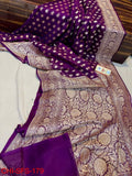 Banarasi  Georgette   Soft  Silk Saree With Zari Work
