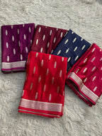 Banarasi katan mashru silk saree