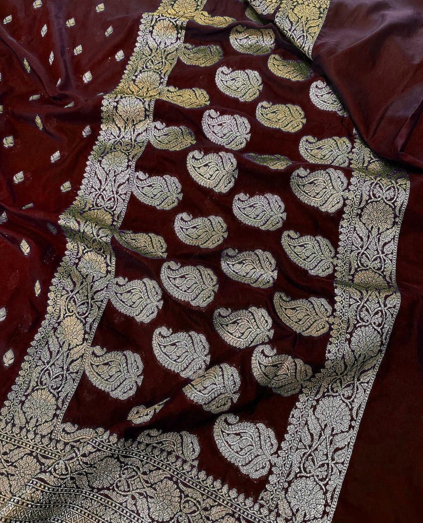 Banarasi  Semi  Warm Silk Soft Saree