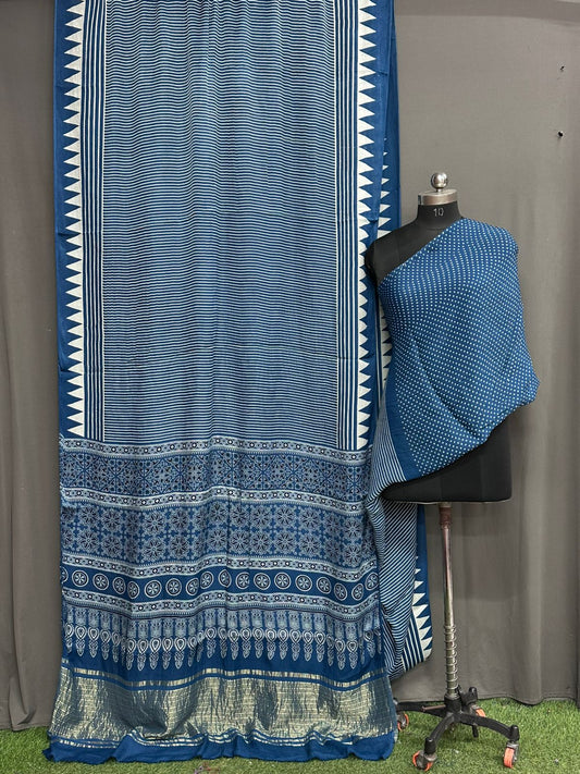 Pure Modal Silk Saree with blouse