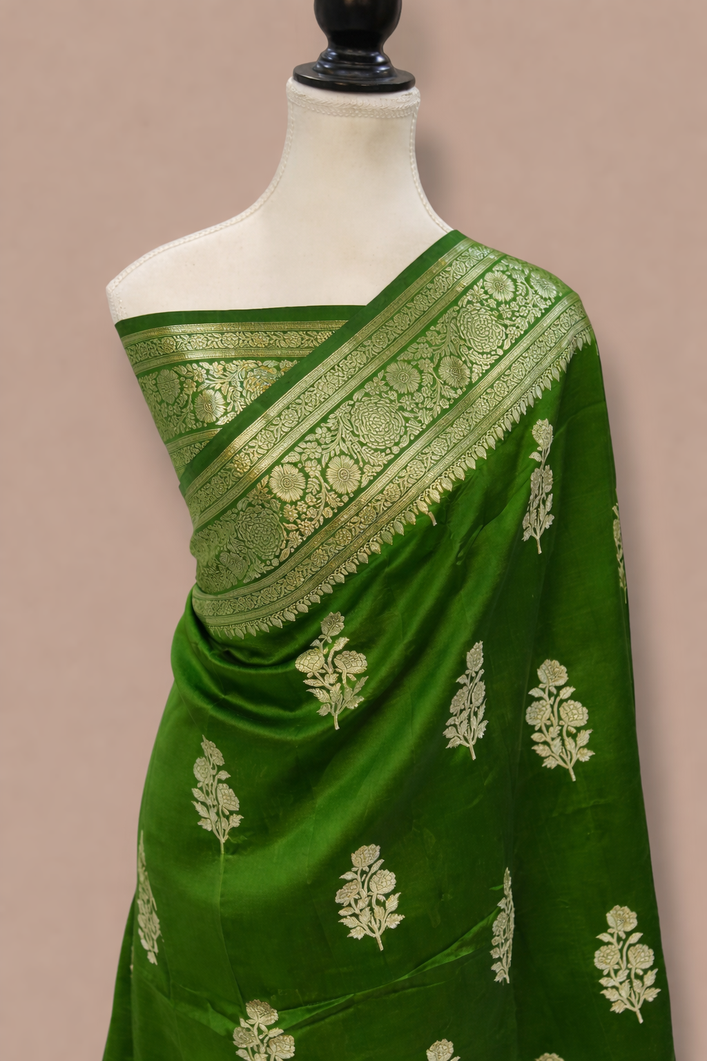 Banarasi Soft  Silk Saree With Zari Work