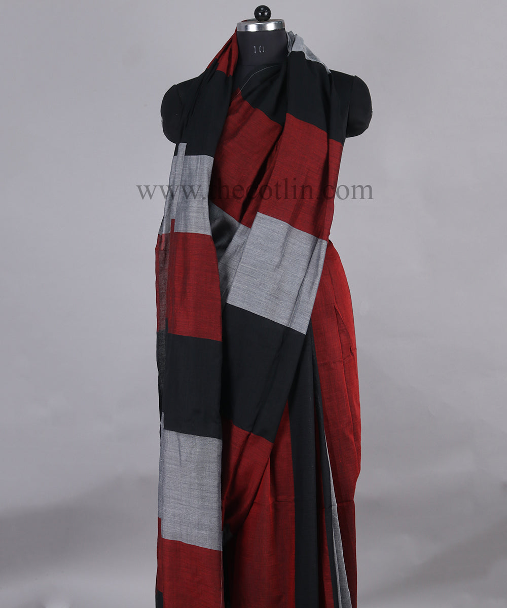 Multicolor khaddi Cotton Saree