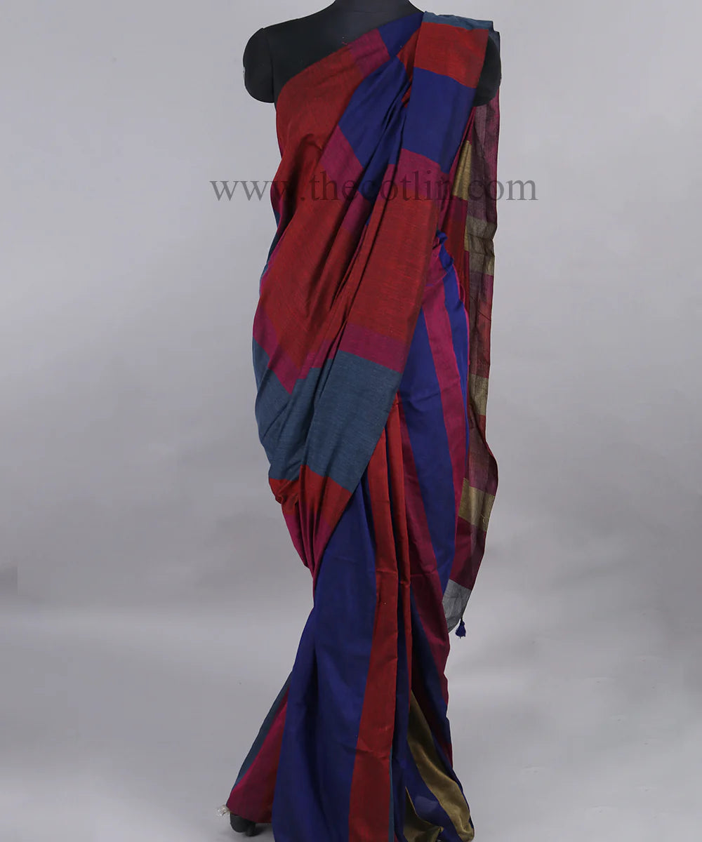 khaddi Cotton Silk Saree