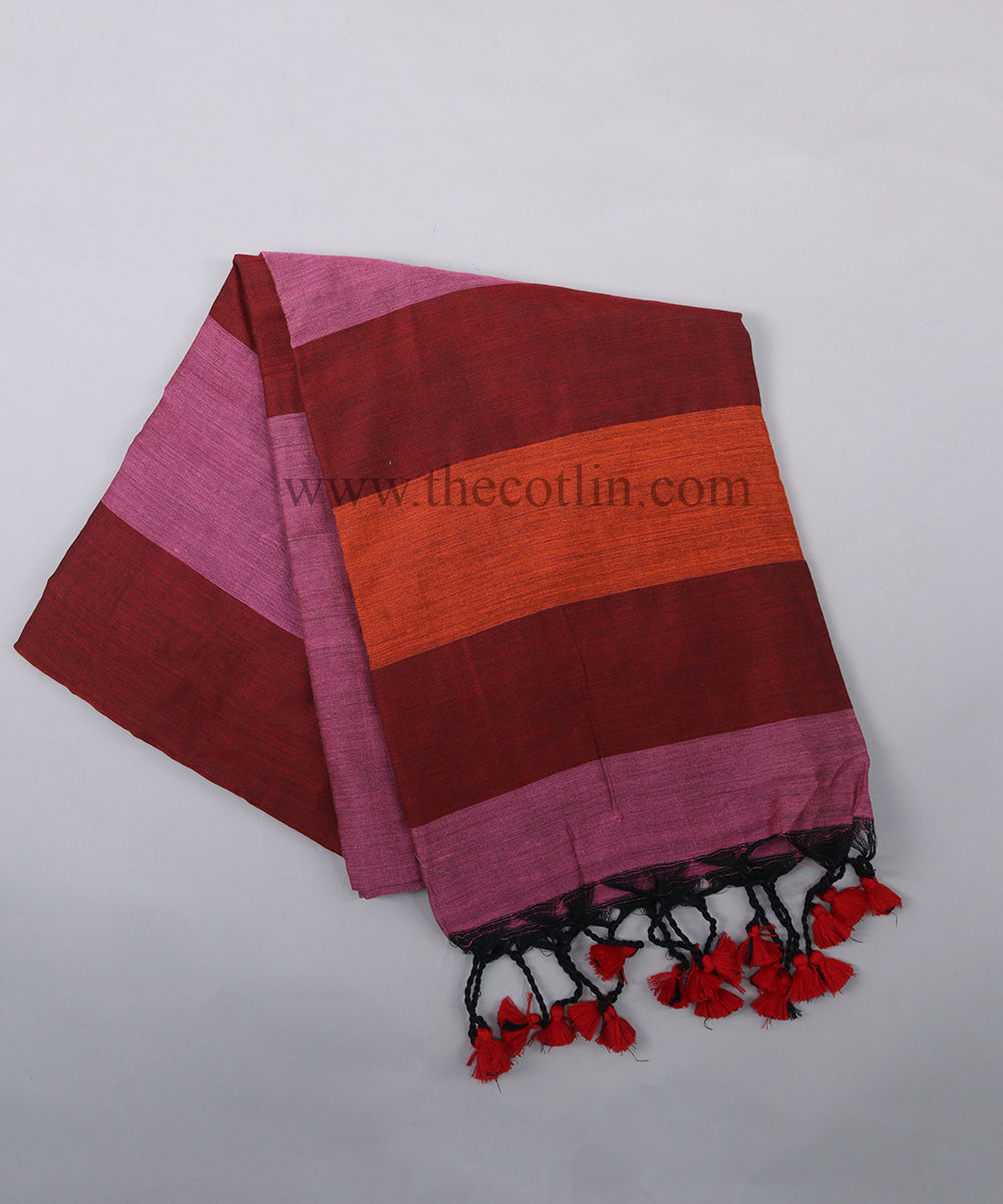 Multicolor khaddi Cotton Saree