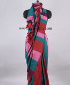 Multicolor khaddi Cotton Saree