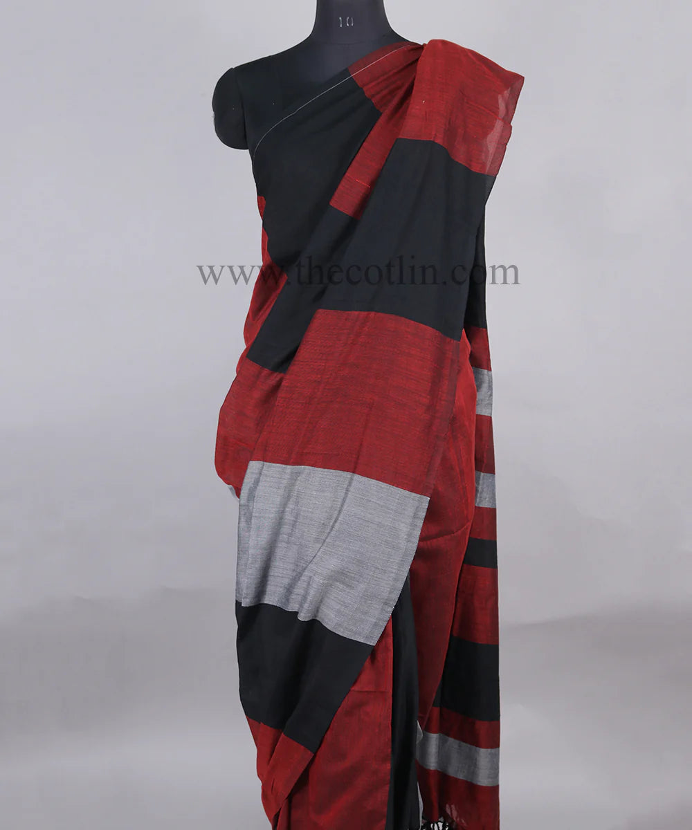 khaddi Cotton Silk Saree