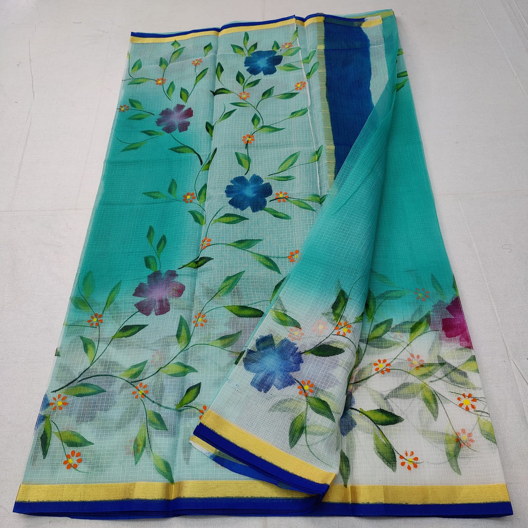 Pure Kota Doria Silk Saree main image 1