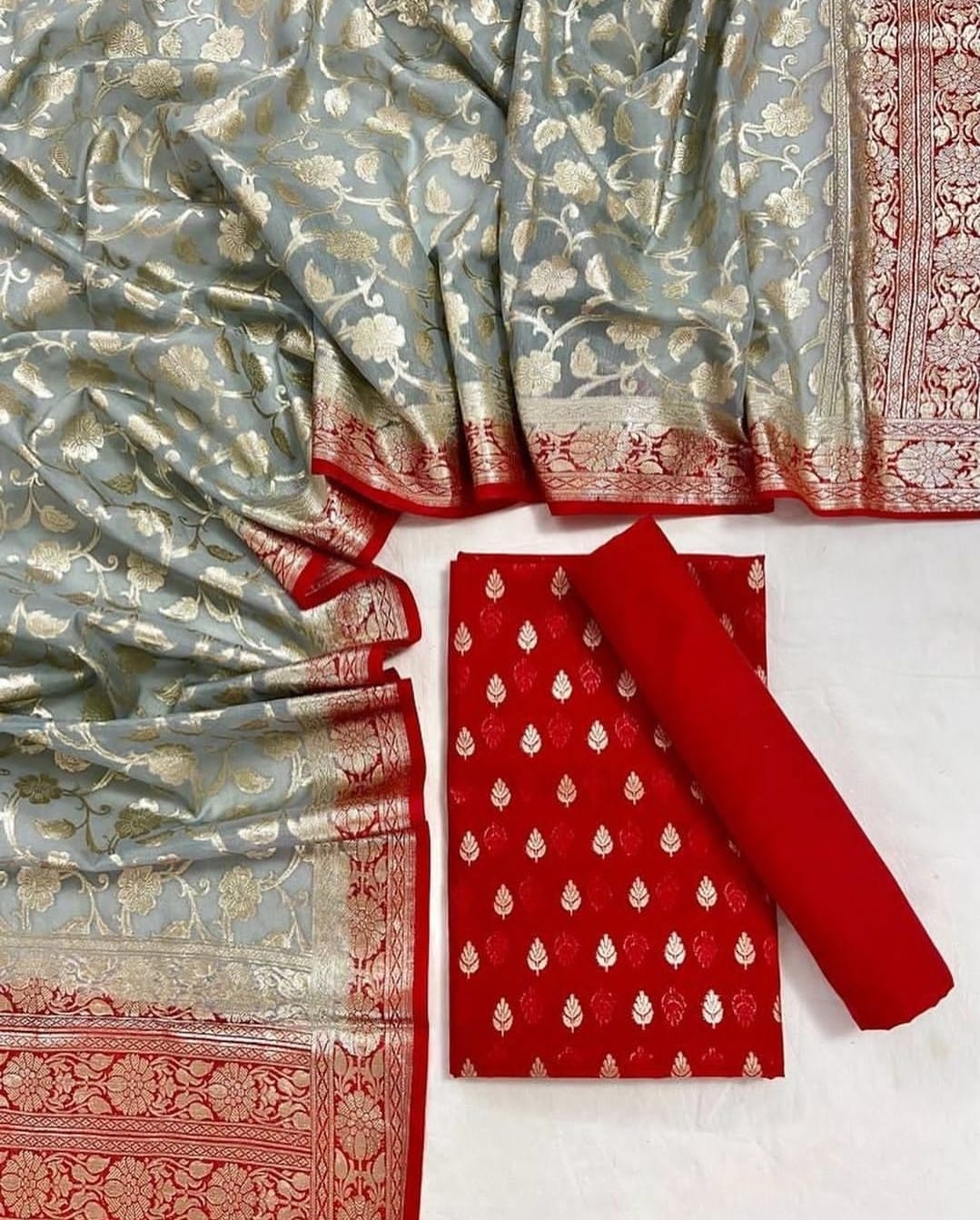 Banarasi Lorex Unstitched Suit