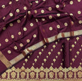 Banarasi silk Unstitched Suit