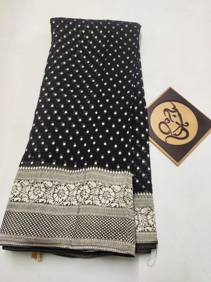 Banarasi  Semi kora silk saree