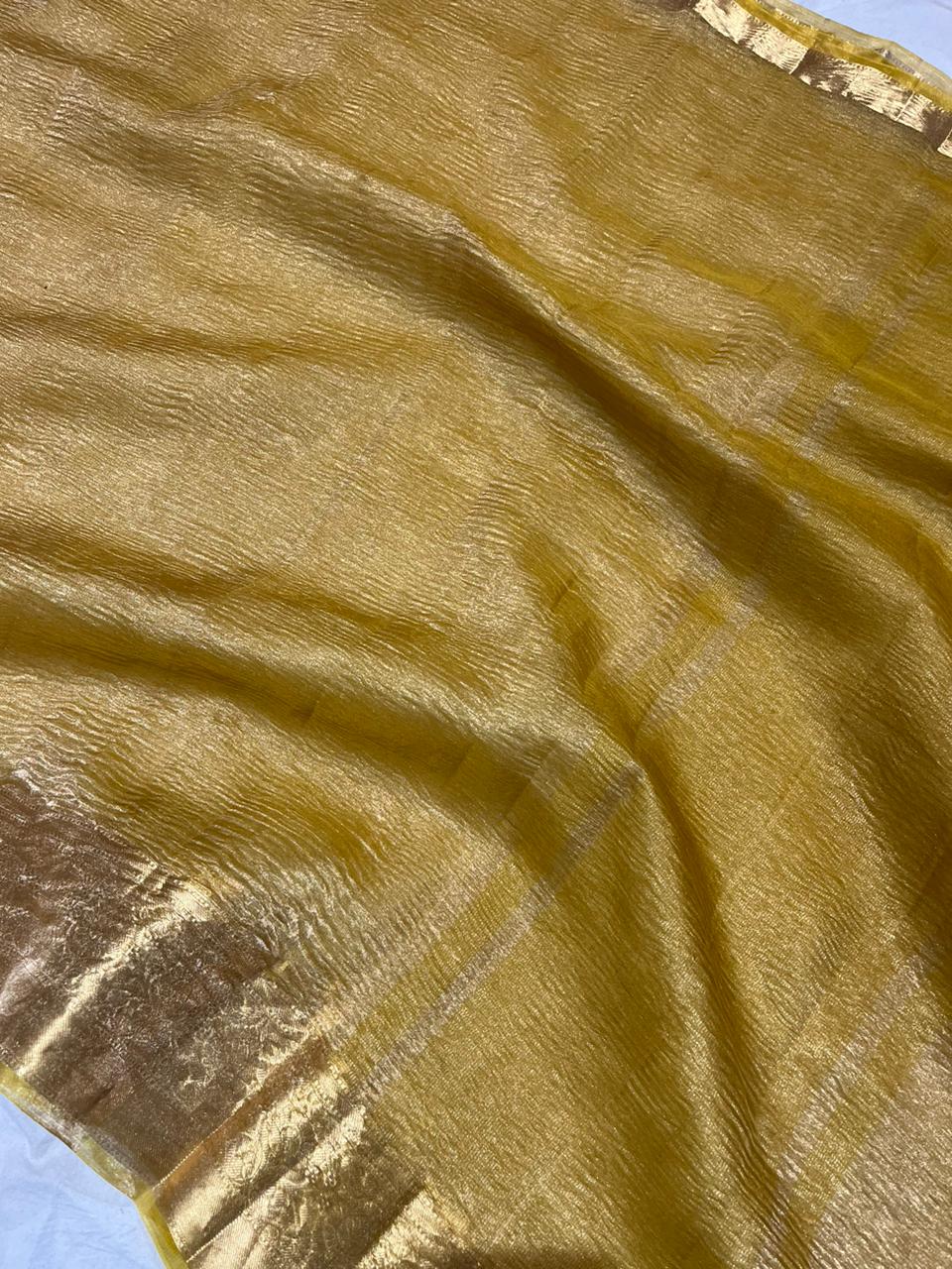 Exclusive Pure Banarasi Tissue silk saree