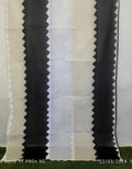 Pure Organdy Cotton Multi-color Applique Work Dupatta