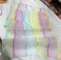 Pure Organdy Cotton Multi-color Applique Work Dupatta