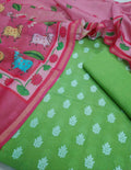 Pure Banarasi Chanderi Silk Pichwai Work Dupatta