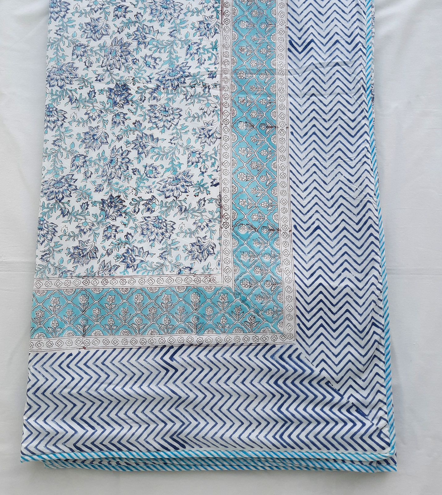 Hand Block Double Sided Print AC Quilt | DOUBLE BED |