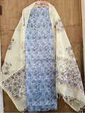 Beautiful kota cotton block print 2 Pic Unstitched suit