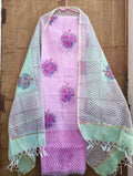 Beautiful kota cotton block print 2 Pic Unstitched suit
