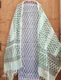 Beautiful kota cotton block print 2 Pic Unstitched suit