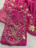 Designer Georgette Suit Set with Gota Patti Work
