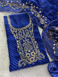 Designer Georgette Suit Set with Gota Patti Work