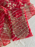 Designer Georgette Suit Set with Gota Patti Work