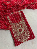 Designer Georgette Suit Set with Gota Patti Work