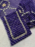 Designer Georgette Suit Set with Gota Patti Work