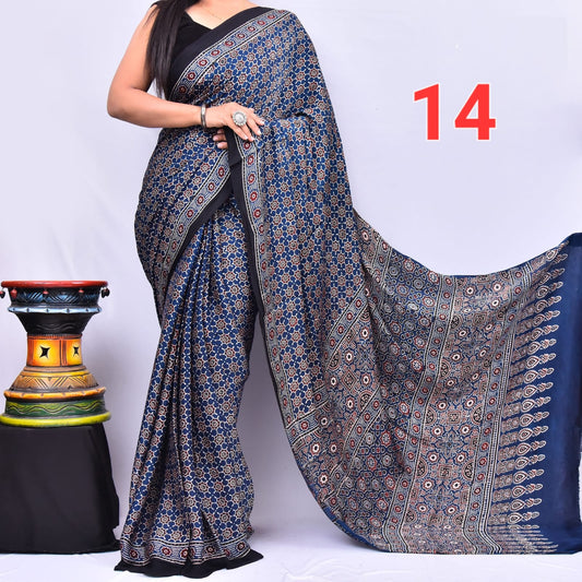 Pure Modal Silk Saree with blouse