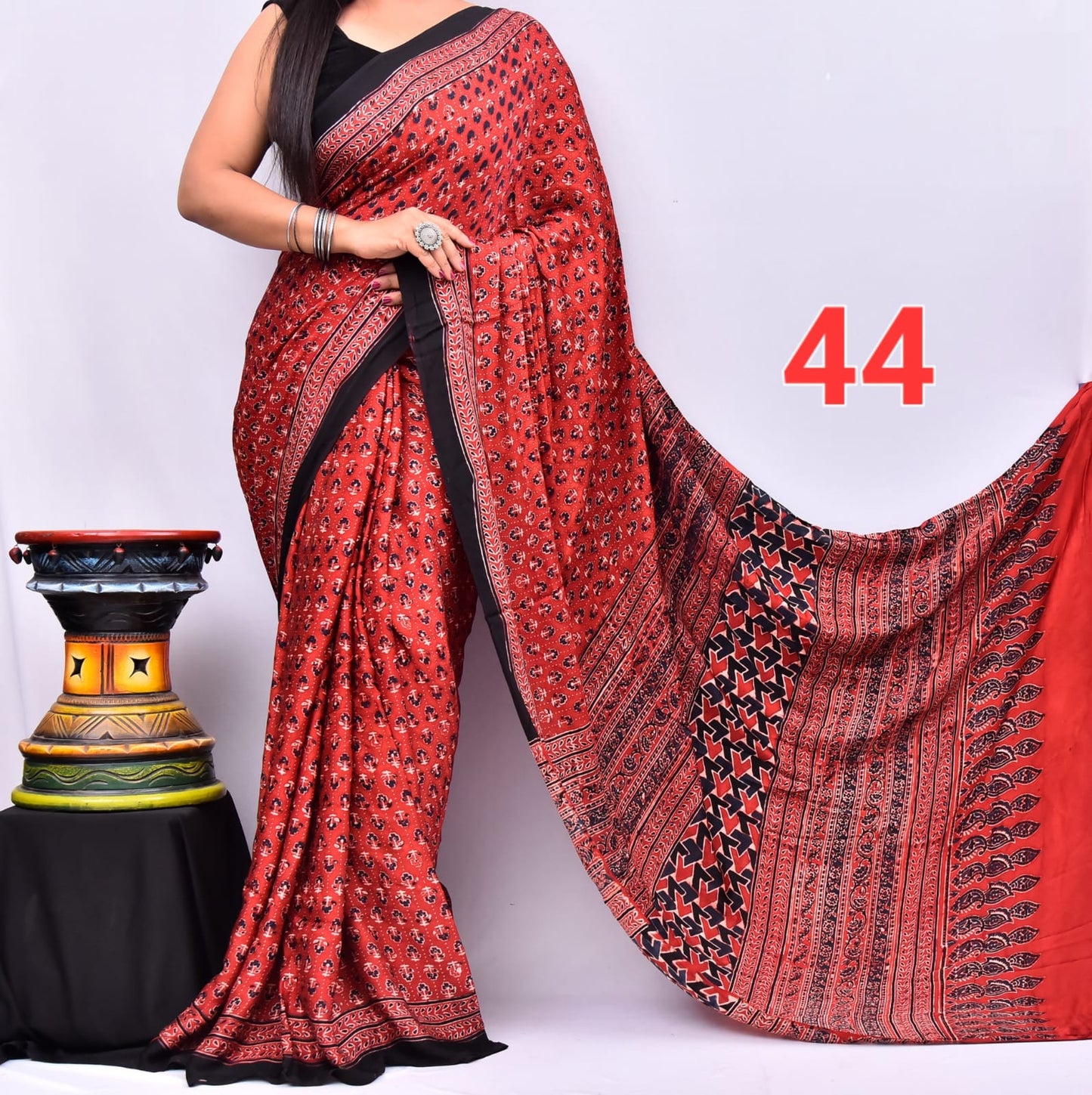 Pure Modal Silk Saree with blouse