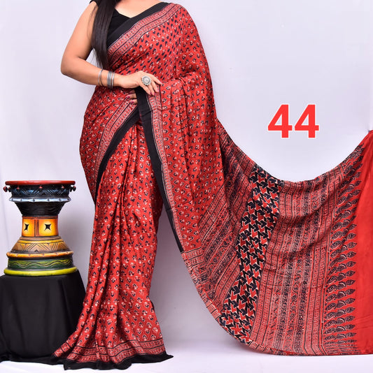 Pure Modal Silk Saree with blouse