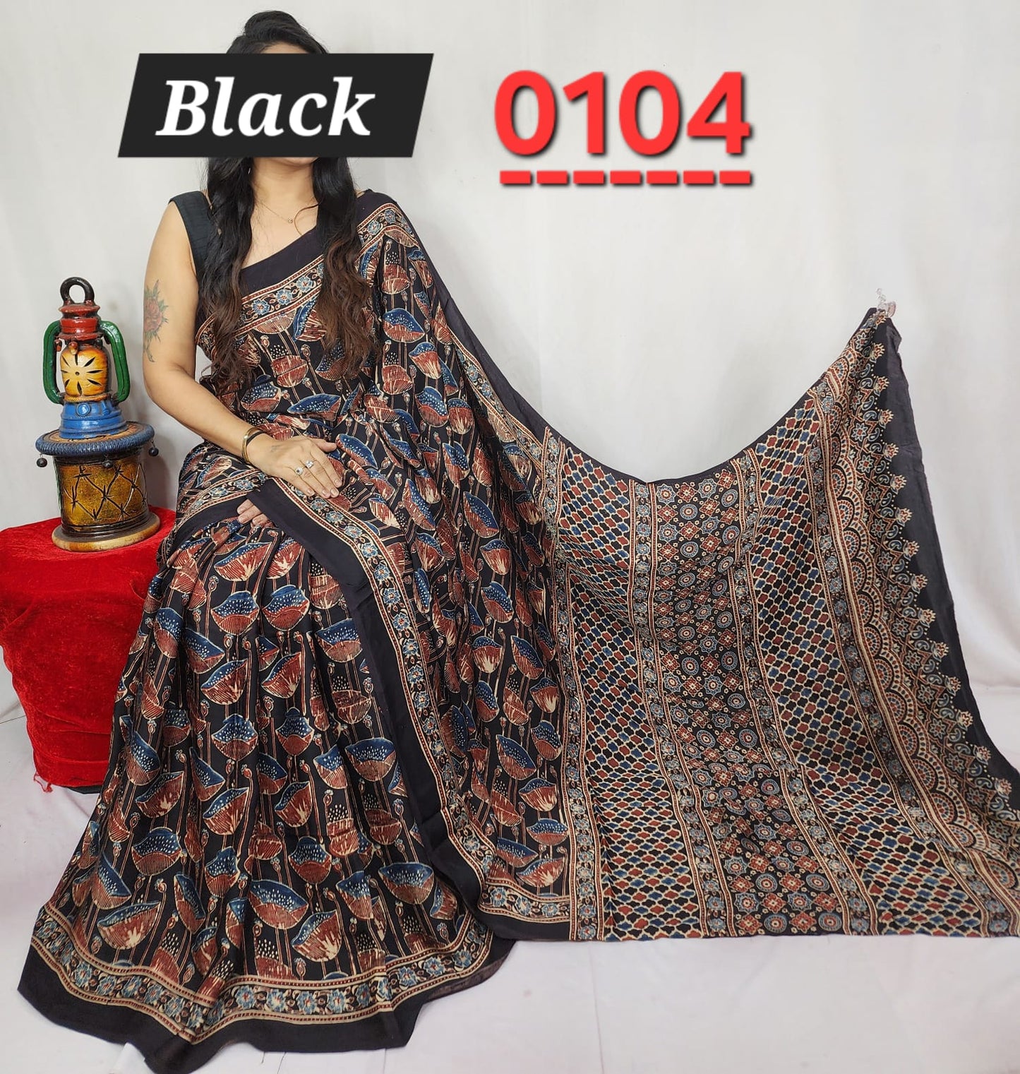 Pure Modal Silk Saree with blouse