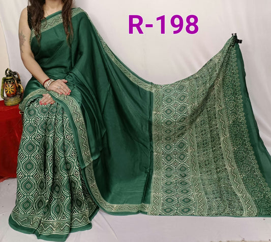 Pure Modal Silk Saree with blouse