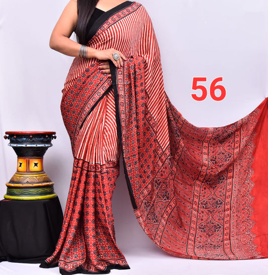 Pure Modal Silk Saree with blouse