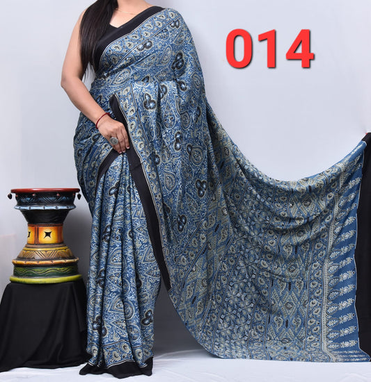 Pure Modal Silk Saree with blouse