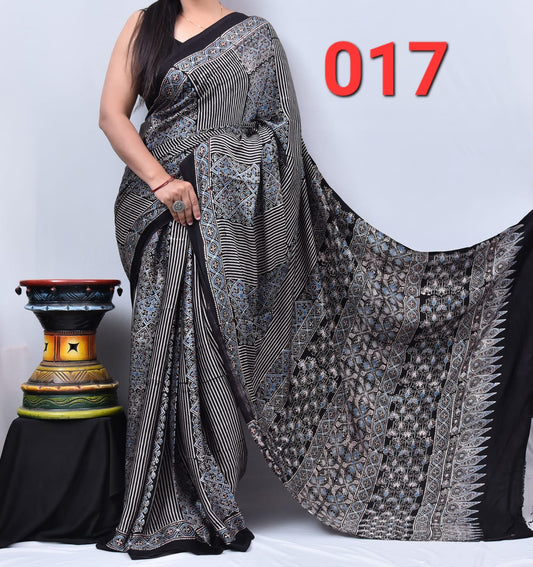 Pure Modal Silk Saree with blouse