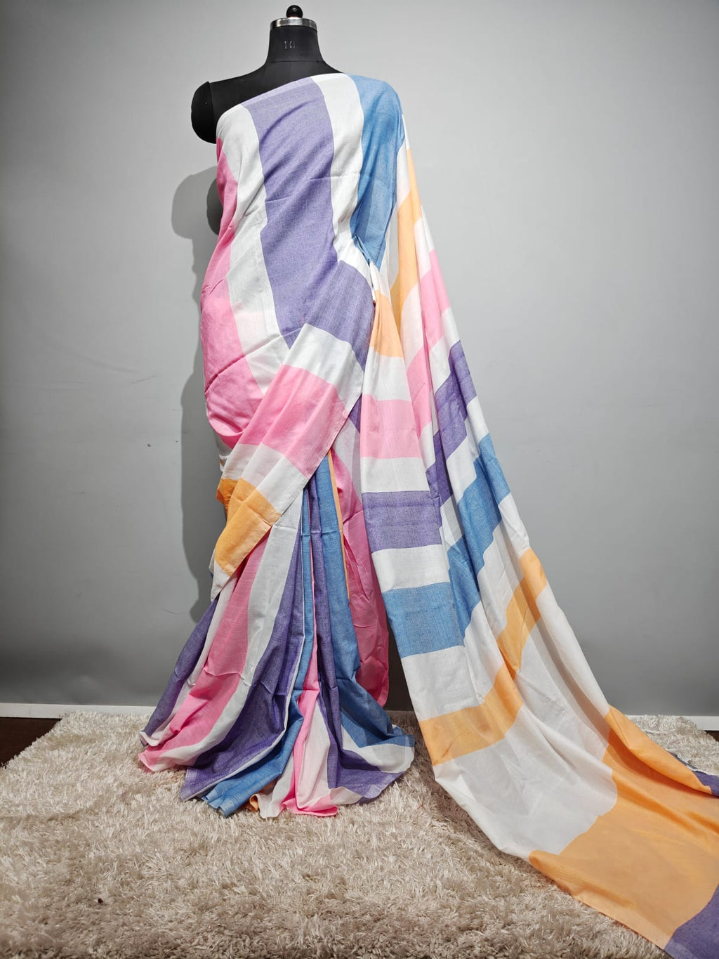 khaddi Cotton Silk Saree